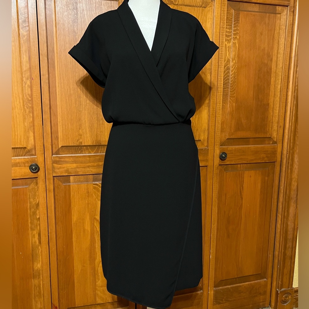 MM Lefleur | Tory V Neck Faux Wrap Dress